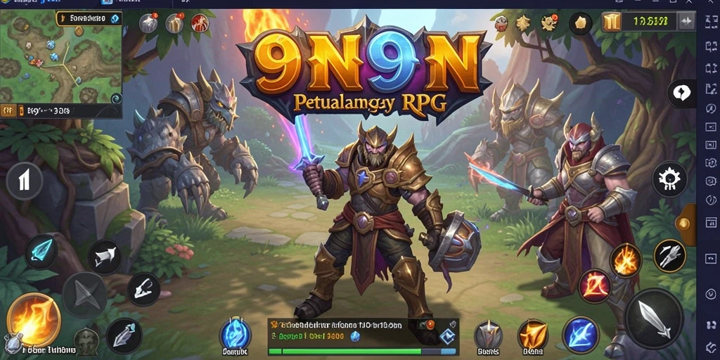 Gameplay mendebarkan dengan grafis yang luar biasa dalam 9N9N.