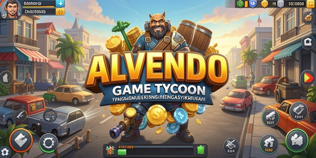 Screenshot ALVENDO menampilkan gameplay Tycoon yang menarik dan penuh strategi.