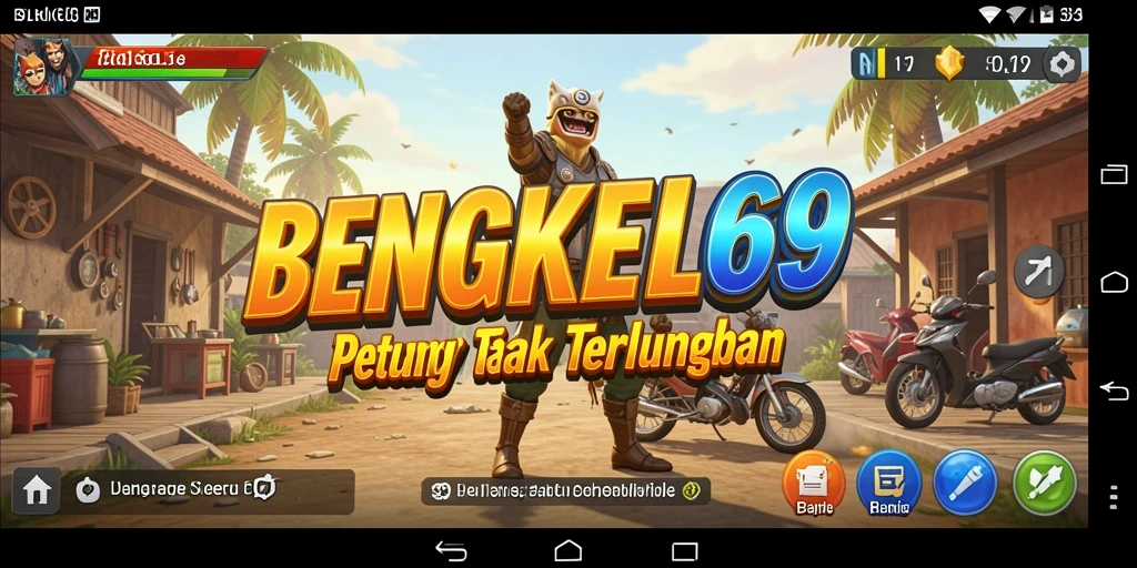Screenshot gameplay dari BENGKEL69 yang menunjukkan aksi petualangan seru.