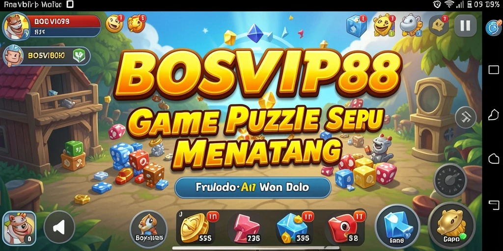 Tampilan gameplay seru dari BOSVIP88 dengan berbagai teka-teki menantang.