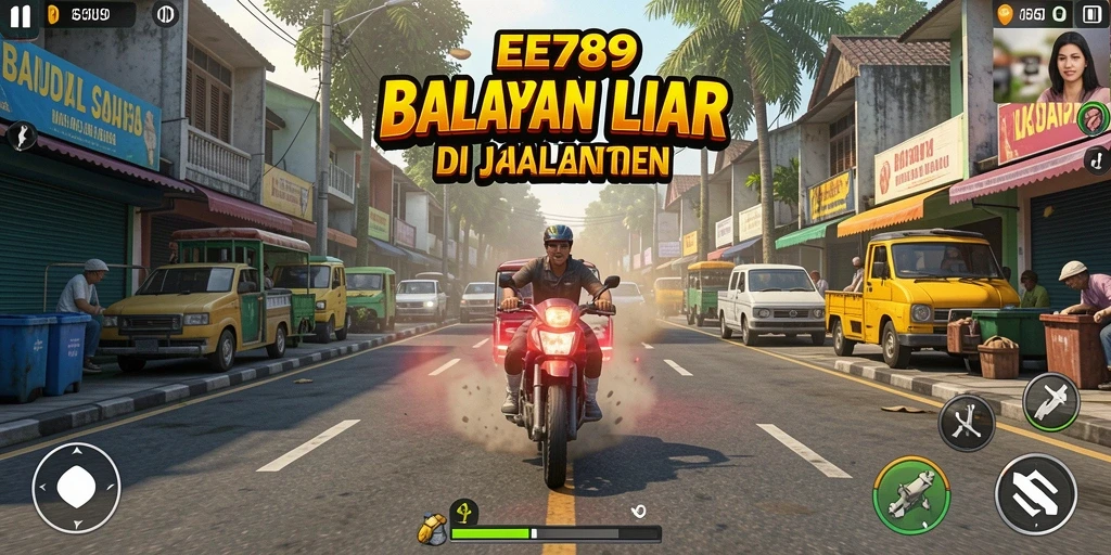 Gameplay seru balapan mobil di EE789 dengan visual yang menawan.