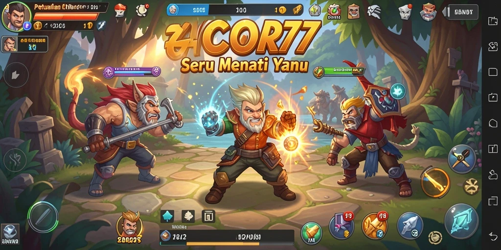 Screenshot gameplay GACOR77 menampilkan aksi petualangan yang seru.