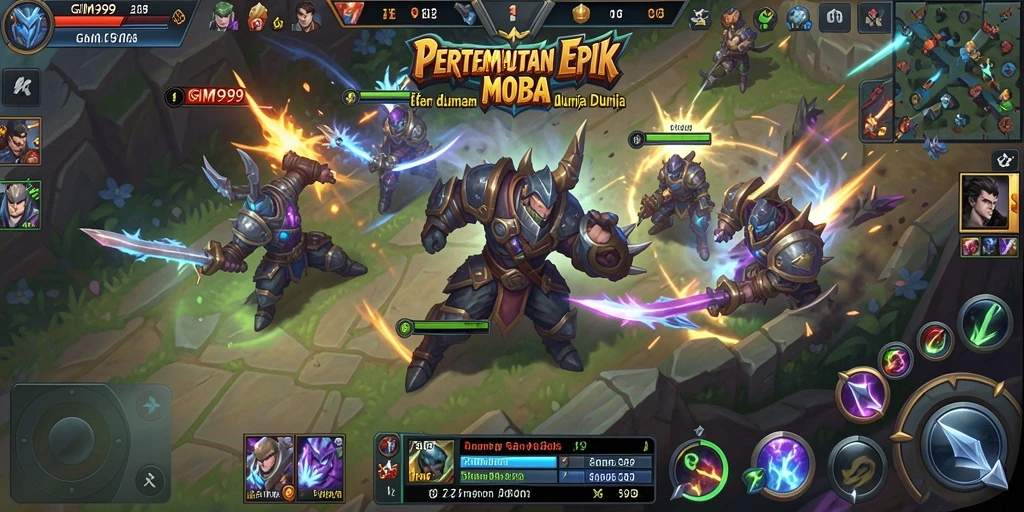 Tangkapan layar mengesankan dari gameplay seru GIM999.