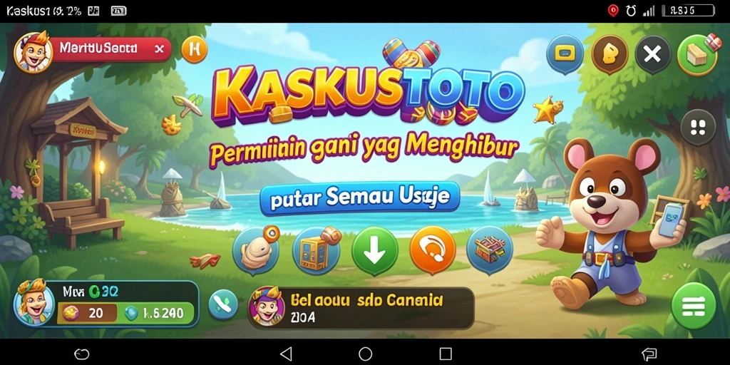 Screenshot KASKUSTOTO yang menunjukkan gameplay seru dan menarik.