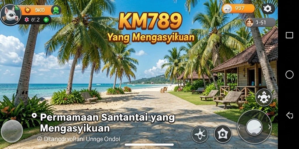 Tampilan gameplay KM789 yang mengasyikkan dan penuh warna.