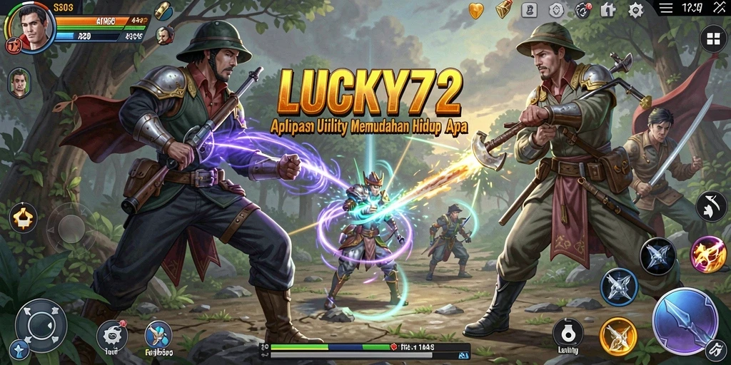 Screenshot LUCKY72 menampilkan tampilan antarmuka pengguna yang intuitif.