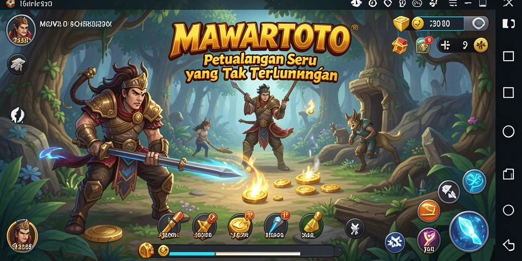 Tampilan gameplay seru dari MAWARTOTO yang menantang.
