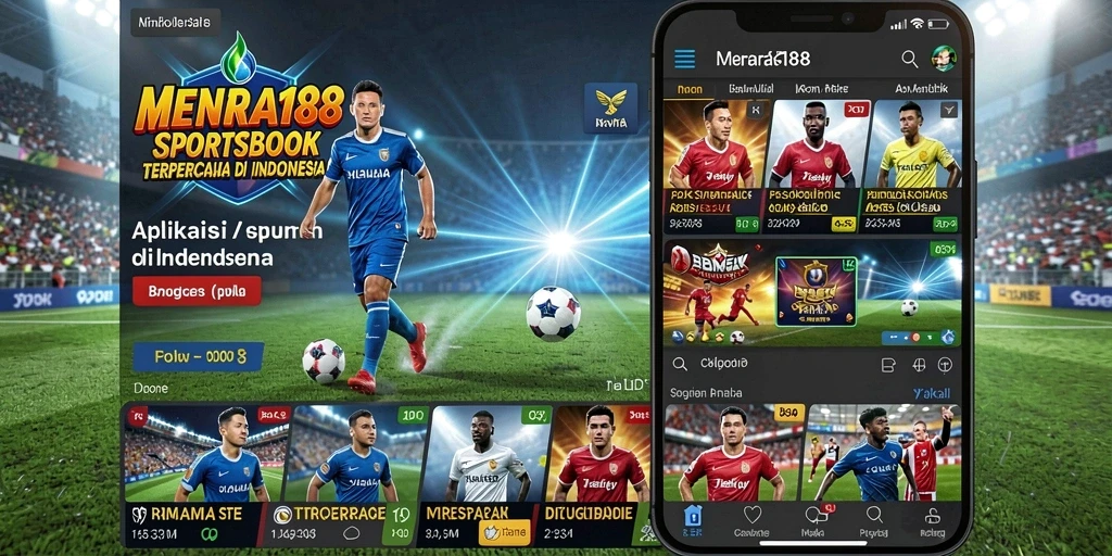 Tampilan antarmuka pengguna MENARA188 yang menarik saat bermain sportsbook.