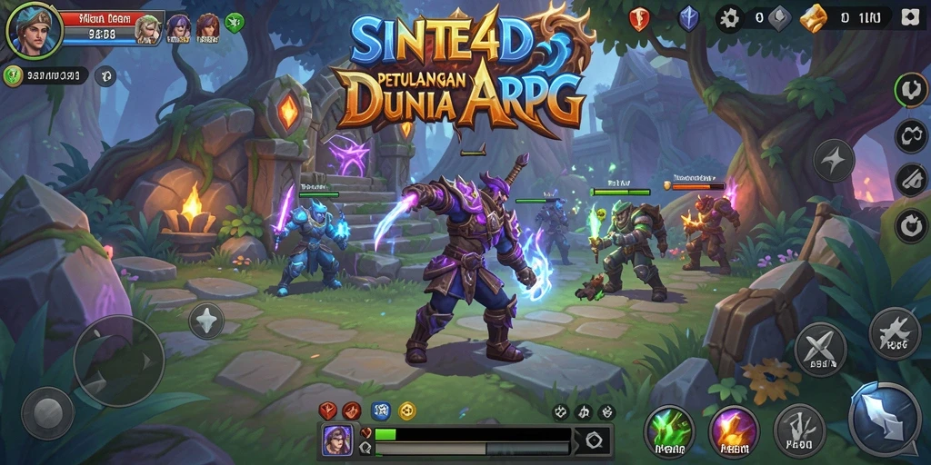 Tampilan menarik dalam gameplay ARPG SINTE4D.