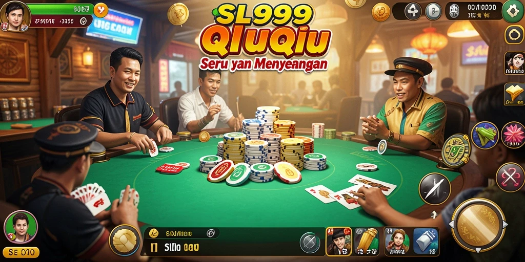 Tampilan gameplay SL999 saat seru bermain QiuQiu.