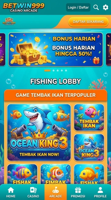 Tampilan antarmuka betwin999 yang menarik dan mudah digunakan.